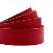 DQ leer plat 20mm Cranberry red
